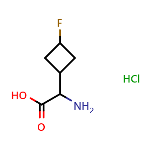 2-amino-2-(3-fluorocyclobutyl)acetic acid hydrochloride