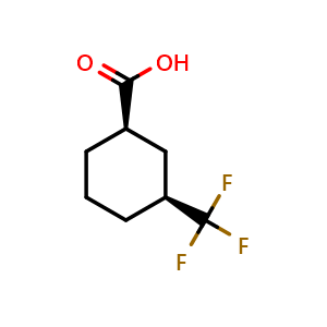 (1R,3S)-3-(trifluoromethyl)cyclohexane-1-carboxylic acid