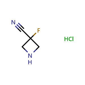 3-fluoroazetidine-3-carbonitrile hydrochloride