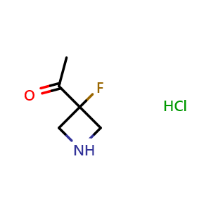 1-(3-fluoroazetidin-3-yl)ethan-1-one hydrochloride