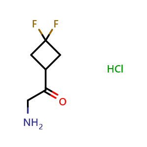 2-amino-1-(3,3-difluorocyclobutyl)ethanone hydrochloride
