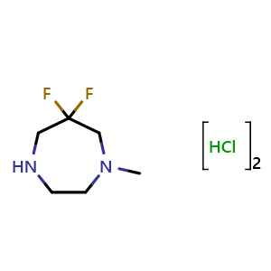 6,6-difluoro-1-methyl-1,4-diazepane dihydrochloride