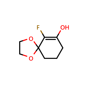 6-fluoro-1,4-dioxaspiro[4.5]dec-6-en-7-ol