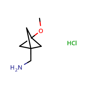 {3-methoxybicyclo[1.1.1]pentan-1-yl}methanamine hydrochloride