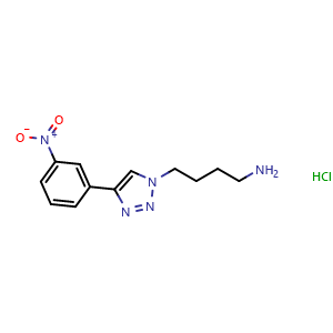 4-[4-(3-nitrophenyl)-1H-1,2,3-triazol-1-yl]butan-1-amine hydrochloride
