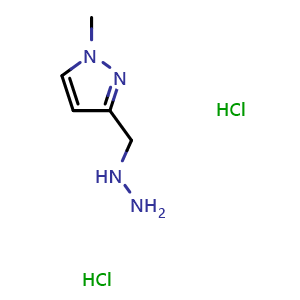 (1-methylpyrazol-3-yl)methylhydrazine dihydrochloride
