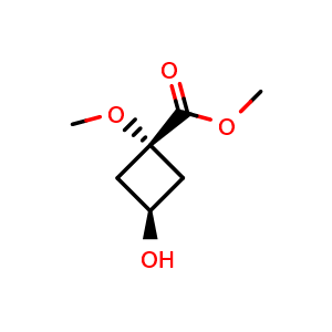methyl trans-3-hydroxy-1-methoxycyclobutane-1-carboxylate