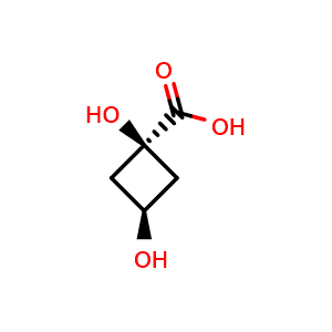 cis-1,3-dihydroxycyclobutane-1-carboxylic acid