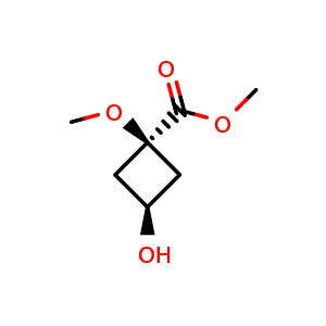 methyl cis-3-hydroxy-1-methoxycyclobutane-1-carboxylate