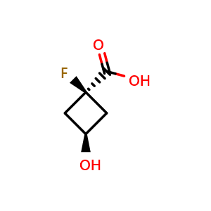 cis-1-fluoro-3-hydroxycyclobutane-1-carboxylic acid