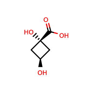 trans-1,3-dihydroxycyclobutane-1-carboxylic acid