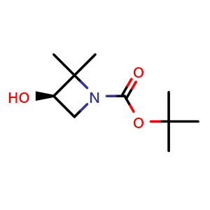 tert-butyl (3R)-3-hydroxy-2,2-dimethyl-azetidine-1-carboxylate