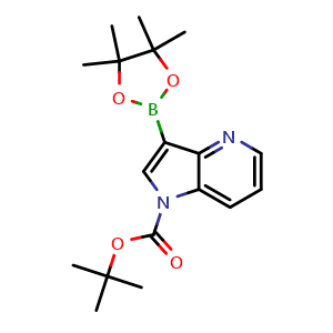 tert-butyl 3-(tetramethyl-1,3,2-dioxaborolan-2-yl)-1H-pyrrolo[3,2-b]pyridine-1-carboxylate