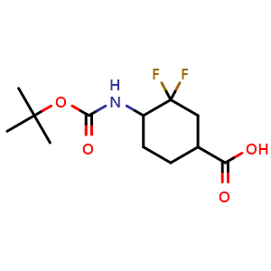 4-{[(tert-butoxy)carbonyl]amino}-3,3-difluorocyclohexane-1-carboxylic acid