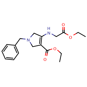 ethyl 1-benzyl-4-[(2-ethoxy-2-oxoethyl)amino]-2,5-dihydro-1H-pyrrole-3-carboxylate