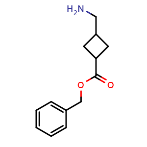 benzyl 3-(aminomethyl)cyclobutane-1-carboxylate
