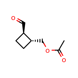 [(1R,2R)-rel-2-formylcyclobutyl]methyl acetate