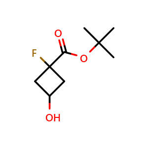 tert-butyl 1-fluoro-3-hydroxycyclobutane-1-carboxylate