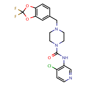 Chemical structure of JNJ-42165279 , CAS 1346528-50-4, AChemBlock P50899