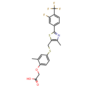 Chemical structure of GW0742 , CAS 317318-84-6, AChemBlock P50909