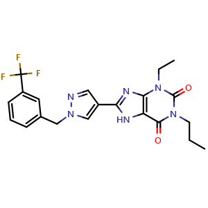 Chemical structure of CVT-6883 , CAS 752222-83-6, AChemBlock P50927