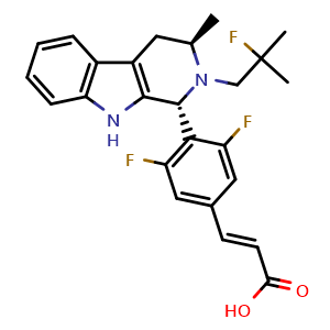 Chemical structure of AZD9496 , CAS 1639042-08-2, AChemBlock P50936
