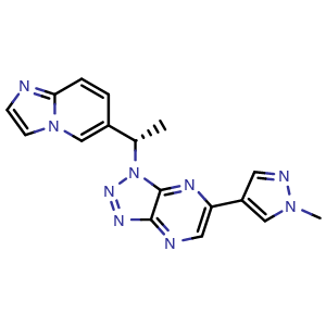 Chemical structure of Savolitinib , CAS 1313725-88-0, AChemBlock P50944
