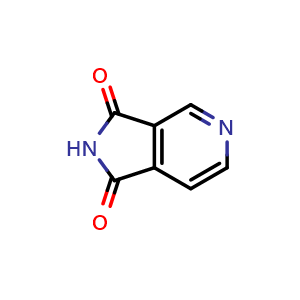 Chemical structure of 3,4-pyridinecarboximide , CAS 4664-01-1, AChemBlock P50991