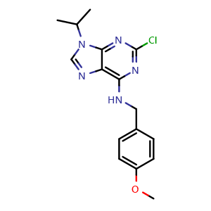 2-chloro-9-isopropyl-N-(4-methoxybenzyl)-9H-purin-6-amine