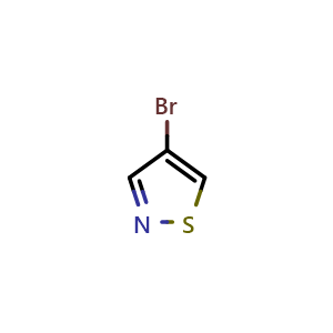 Chemical structure of 4-bromo-1,2-thiazole , CAS 24340-77-0, AChemBlock P51086