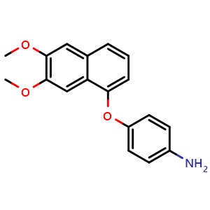 4-(2,3-dimethoxynaphthalen-5-yloxy)benzenamine
