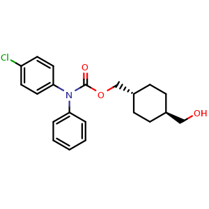((1r,4r)-4-(hydroxymethyl)cyclohexyl)methyl 4-chlorophenyl(phenyl)carbamate