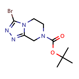 tert-butyl 3-bromo-5,6-dihydro-[1,2,4]triazolo[4,3-a]pyrazine-7(8h)-carboxylate