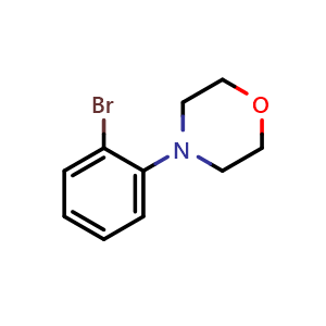 Chemical structure of 4-(2-bromophenyl)morpholine , CAS 87698-82-6, AChemBlock P51212