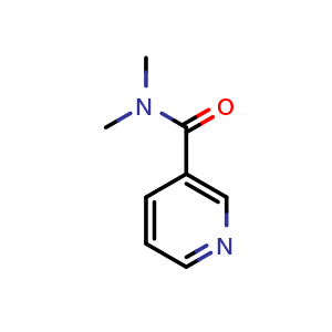 Chemical structure of n,n-dimethylnicotinamide , CAS 6972-69-6, AChemBlock P51224