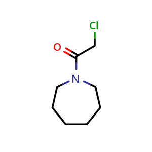 Chemical structure of 1-(azepan-1-yl)-2-chloroethanone , CAS 52227-33-5, AChemBlock P51226