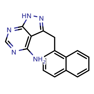 3-(naphthalen-1-ylmethyl)-1h-pyrazolo[3,4-d]pyrimidin-4-amine