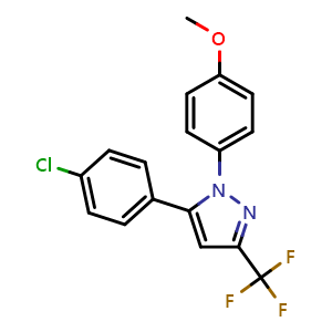 Chemical structure of SC-560 , CAS 188817-13-2, AChemBlock P51306