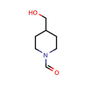 4-(hydroxymethyl)-1-Piperidinecarboxaldehyde