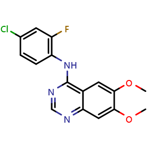Chemical structure of zm306416 , CAS 690206-97-4, AChemBlock P51390