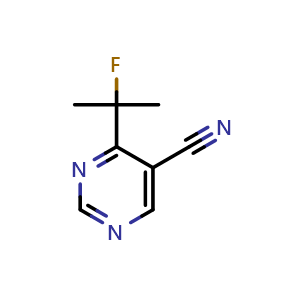 4-(2-fluoropropan-2-yl)pyrimidine-5-carbonitrile