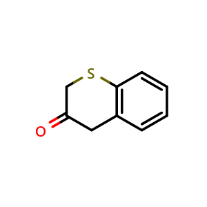 Chemical structure of 2H-thiochromen-3(4H)-one , CAS 16895-58-2, AChemBlock P51461