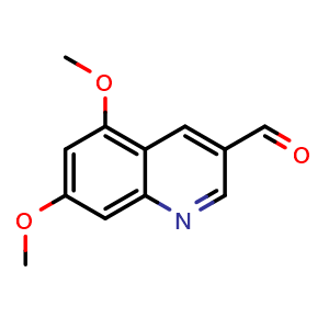 5,7-dimethoxyquinoline-3-carbaldehyde
