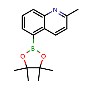2-methyl-5-(4,4,5,5-tetramethyl-1,3,2-dioxaborolan-2-yl)quinoline