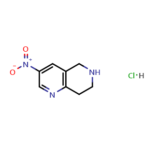 3-nitro-5,6,7,8-tetrahydro-1,6-naphthyridine hydrochloride