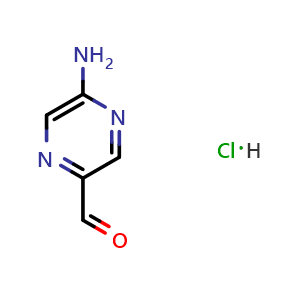 5-aminopyrazine-2-carbaldehyde hydrochloride