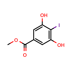 3,5-Dihydroxy-4-iodo-benzoic acid methyl ester