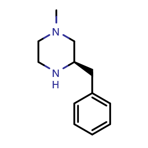 Chemical structure of (R)-3-benzyl-1-methylpiperazine , CAS 1821818-48-7, AChemBlock P51661