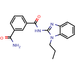 N-(1-propyl-1H-benzo[d]imidazol-2-yl)isophthalamide