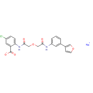 Chemical structure of TM 5441 , CAS 1190221-43-2, AChemBlock P51700